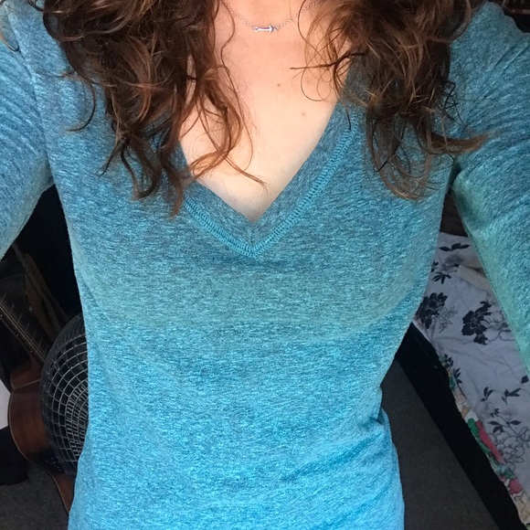 Mossimo Supply Co. Tops - Long sleeve teal Mossimo shirt.
